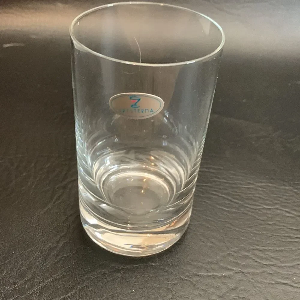 Bangkok Crystal Crysterna Royal Salute Hi Ball Glass Thailand Box 6 10 2/10 Oz